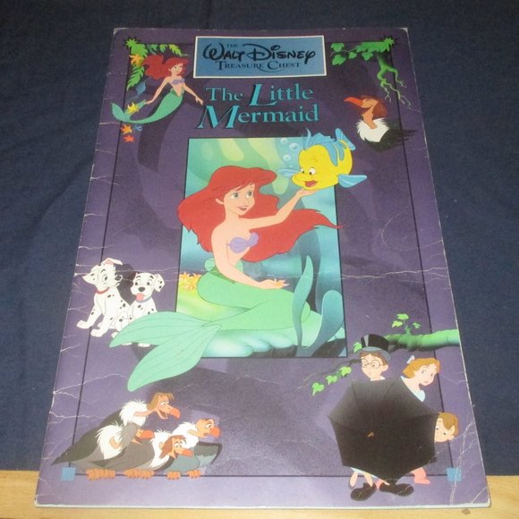 The Walt Disney Treasure Chest 1991 Set of 5 Oversized Story Books Vintage - Picture 3 of 14
